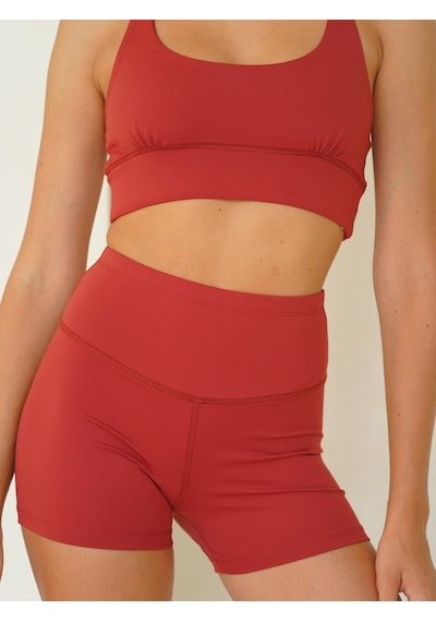 Mai Studios Co. Samadhi Kaplı Spor Bordo Crop Bordo
