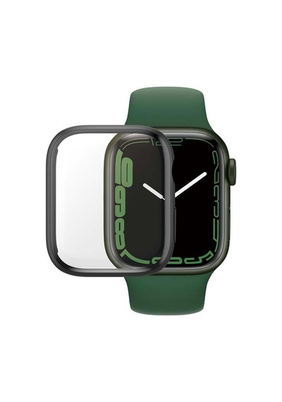 Panzer Glass Koruma Full Body Kırılmaz Cam Apple Watch 7 41 Mm Siyah Ab