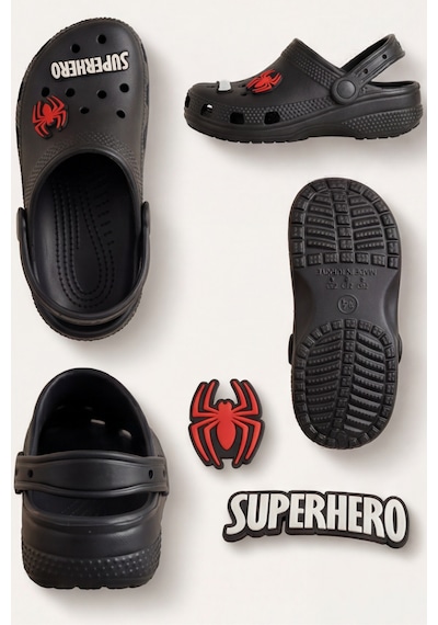 Hero-clog Macera Serisi - Siyah Maske Figürlü Erkek Çocuk - Bebek Terlik Ve Sandalet: Ultra Hafi... Hero-clog Macera Serisi - Siyah Maske Figürlü Erkek Çocuk - Bebek Terlik Ve Sandalet: Ultra Hafi...