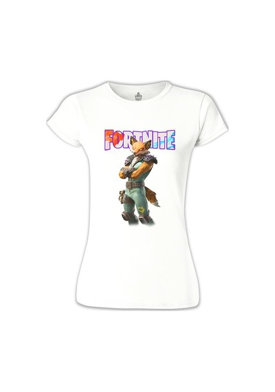 Fortnite - Fennix Beyaz Kadın Tshirt 001