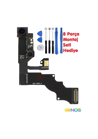 Apple Uyumlu iPhone 6 Plus Ön Kamera Sensör Filmi Flexi + Montaj Set