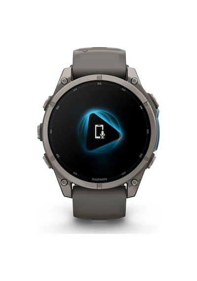 Garmin Fenix 9 47 MM Silikon Kayışlı Titanyum Çakıl Akıllı Saat (Distribütör Garantili)