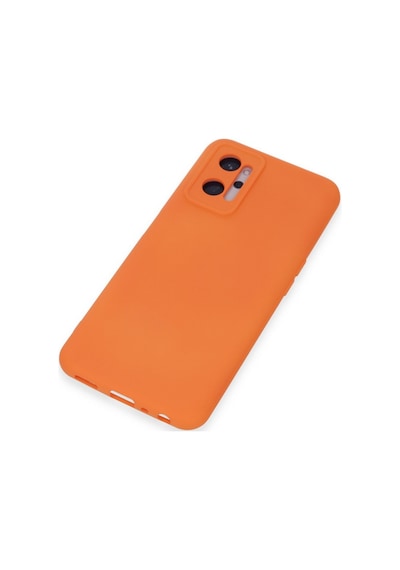 Realme 9i 4g Kılıf Nano İçi Kadife Silikon - Turuncu Bz8683140579647