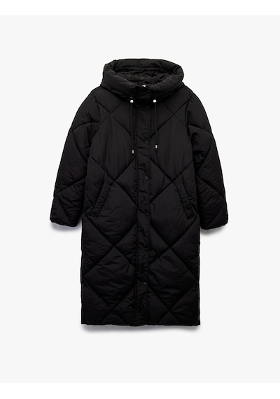 Koton Kapüşonlu Fermuarlı Uzun Kollu Su İtici Ekstra Uzun Kapitone Oversize Şişme Anorak Mont Siyah 6wak00011ew Siyah Koton Kapüşonlu Fermuarlı Uzun Kollu Su İtici Ekstra Uzun Kapitone Oversize Şişme Anorak Mont Siyah 6wak00011ew Siyah