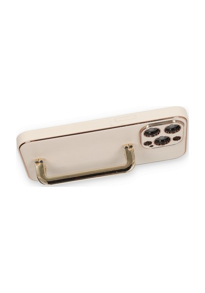 Newface - 904 - Apple iPhone Uyumlu 14 Pro Max Kılıf Coco Elit Kapak - Csmo-tex - - Gold
