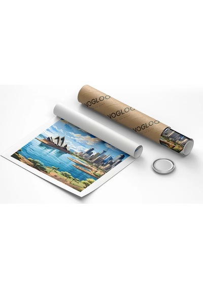 Çerçevesiz Poster Sydney Limanı Ve Opera Binası