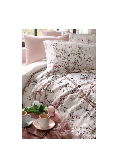 Özdilek Albero İn Fiore King Size Çift Kişilik Nevresim Takımı Çok renkli