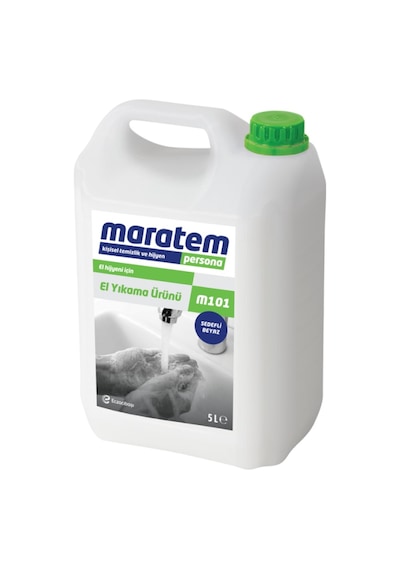 Maratem M101 Beyaz Sedefli Sıvı El Sabunu 5 L