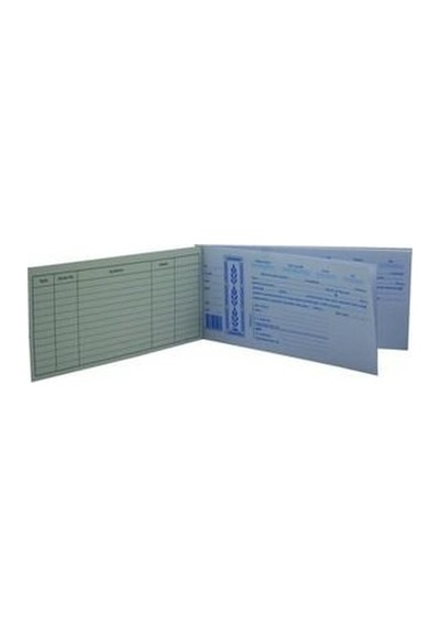 Dilman Senet Karnesi 50 Yaprak Defter Bej Renk 21x10 Cm Ölçülerle Kullanıma Uygun