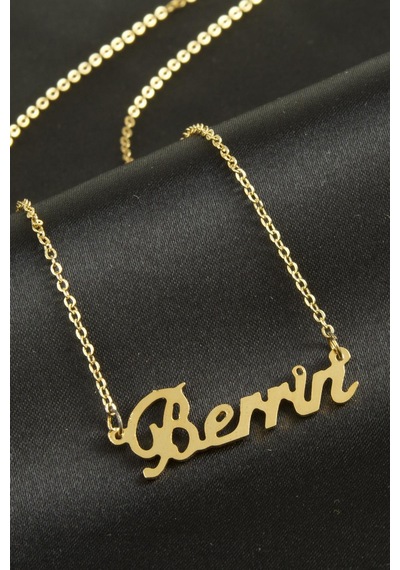 Berrin - 794 - İsimli - Csmo-tex - Kolye -sarı altın
