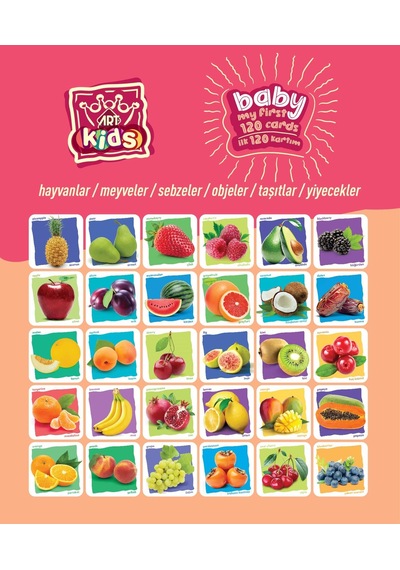 Art Kids Baby Ilk Eğitici Kartlarım