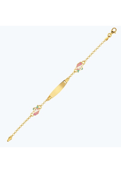 Altınbaş 22 Ayar Altın Çocuk Unicorn Künye Bjrbl0023-25925 Renkli
