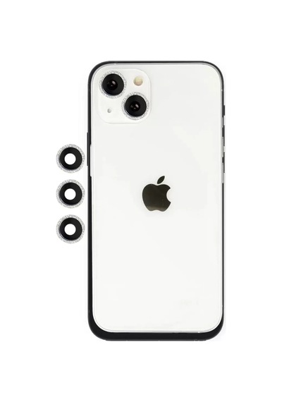 Newface Apple İphone 14 Shine Kamera Lens - Gümüş