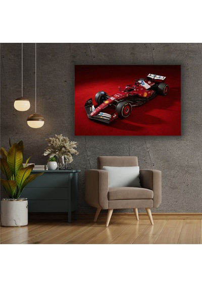 Formula 1 Motors Temalı Dekoratif Cam Tablo -27