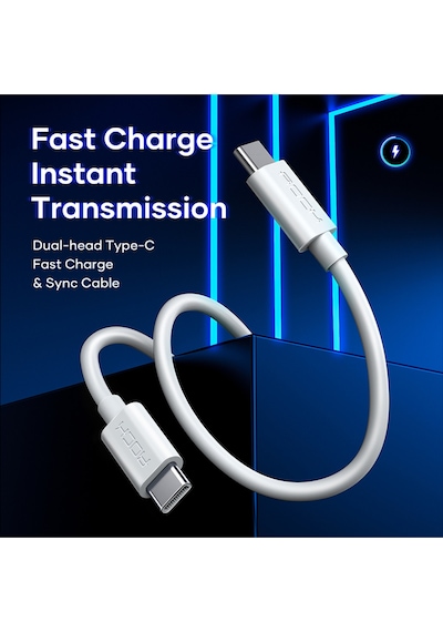 Z6 Type-c To Type-c 3a Pd 2 Metre Şarj Ve Data Kablosu Beyaz