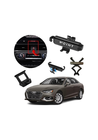Audi A4 Araca Özel Cep Telefon Tutacağı Robotik Oynar Başlıklı 2017-2021 Arası Profesyonel Ürün