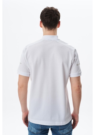 AR-MA Arma Erkek Regular Fit % 100 Pamuk Pike Polo Yaka Tişört Y29374355202 Beyaz