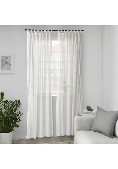Ikea Tulkörtsfly Tül Perde 145x300 Cm Beyaz