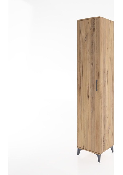 Hyperion Dolap 2 Raflı Tek Kapaklı Tek Askılı 44x44x221 Çam-çam Çam