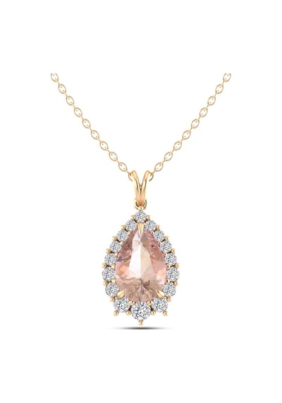 Morganite Pırlanta Kolye N11.78