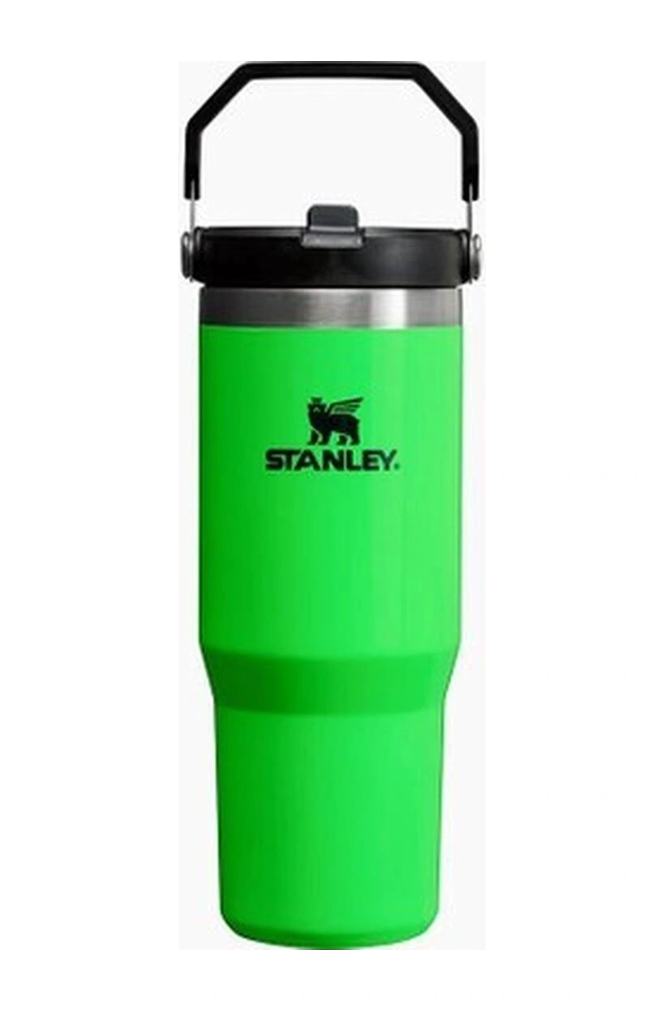 Stanley The Iceflow Neon Özel Seri Pipetli Termos 0.89 Lt Siyah - Yeşil