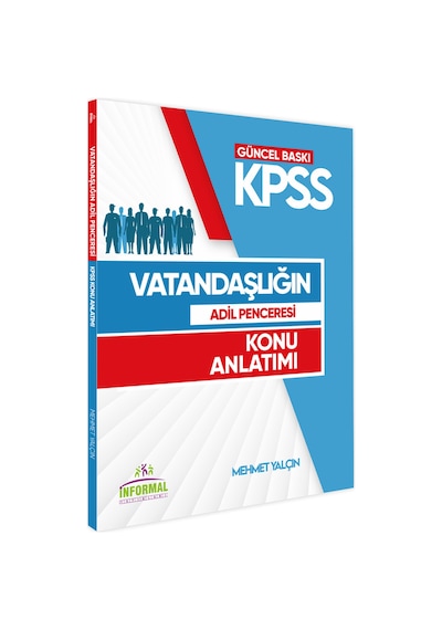 2025 İnformal Yayınları KPSS Vatandaşlık Adil Penceresi Konu Anlatım Kitabı Görsel/Pratik Notlar