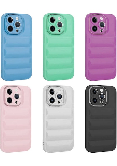 Apple Uyumlu iPhone 14 Pro Max Kamera Korumalı Parlak Airbag'li Zore Galya Kapak