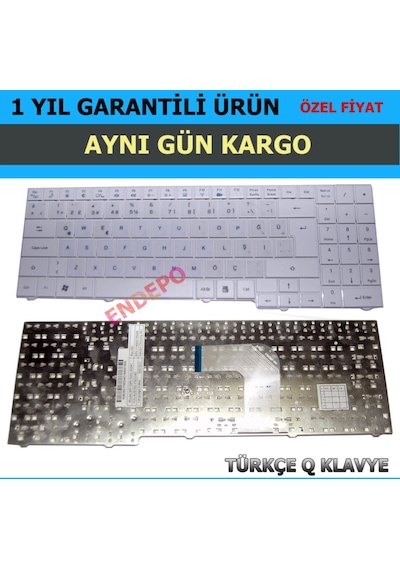 Endepo Casper Uyumlu Mb51 Klavye Tuş Takımı Beyaz