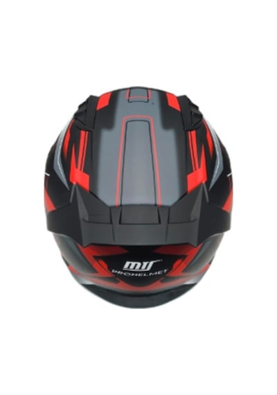 Mts Pro 801 Twilgh Güneş Gözlüklü Kask Kırmızı Mat Gri
