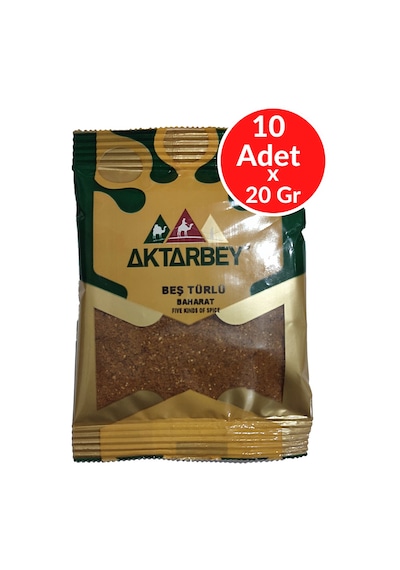 Aktarbey Beş Türlü Baharat 10 x 20 G