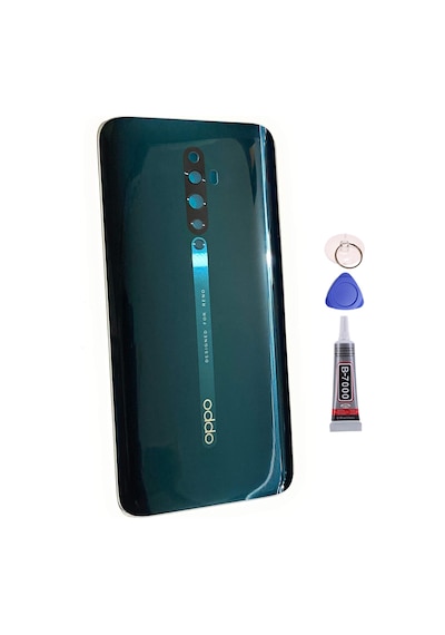 Oppo Reno 2z Yeşil Arka Kapak Batarya Kapağı Pil Kapağı Yapışkan Ve Sökme Aparatıyla Beraber Full Set Yeşil
