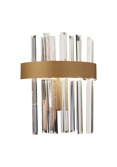 Brampton Ledli 3 Renk Kristal Led Salon-yatak Başı Aplik Çok Renkli