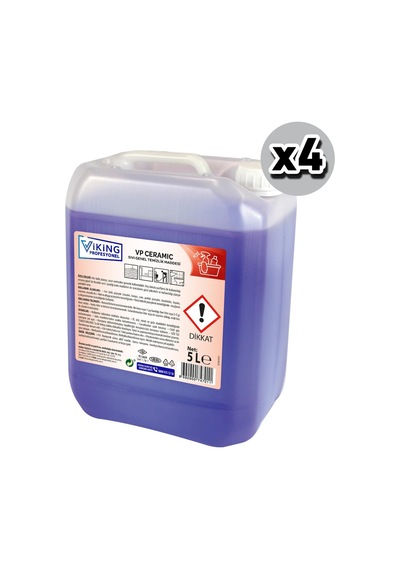 Viking Vp Ceramic Sıvı Genel Temizlik Maddesi Kıvamlı 4 x 5 L