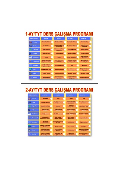 2025-ayt Planlı Ders Çalışma Defteri 200 Sayfa