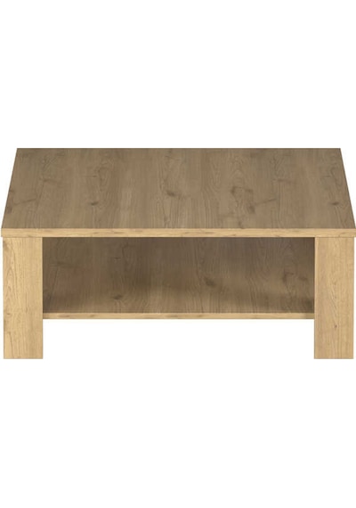 New Line Kare Orta Sehpa - Florida Meşe 90x42x90 Cm Kahverengi