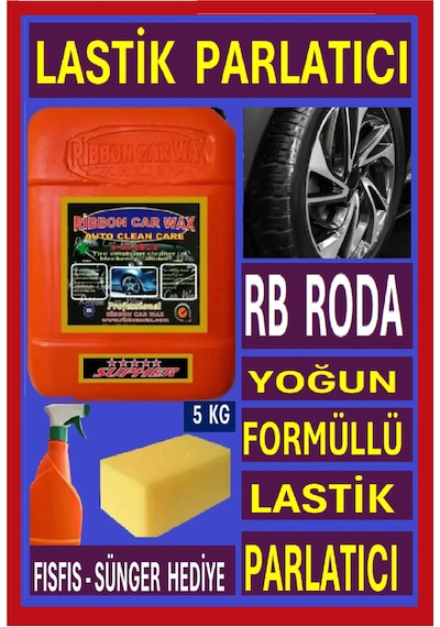 Rb Roda Lastik Parlatıcı - Siyahlaştırıcı Cila 5 Kg