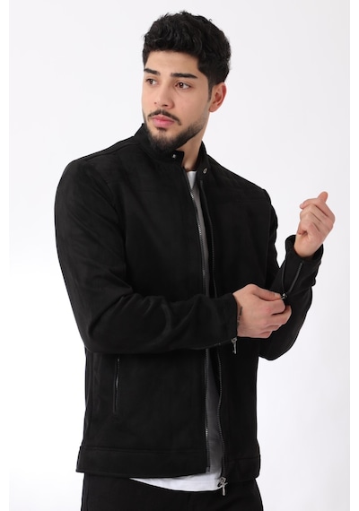 Stilkombin Kol Detay Hakim Yaka Süet Mevsimlik Mont Bl 1710-60286 001