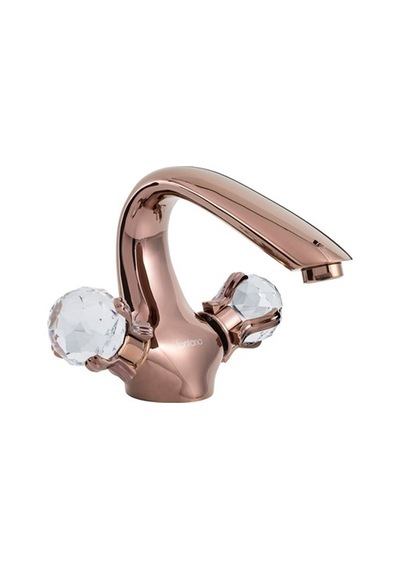 Fk-1713 Rose Gold Lavabo Bataryası Renkli