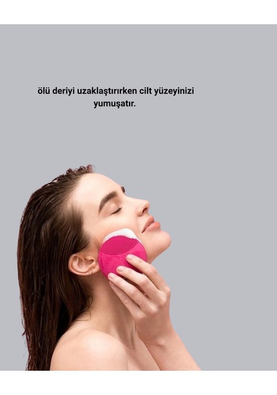 Şarjlı Su Geçirmez Yüz Temizleme Ve Masaj Aleti 3 Fonksiyonlu