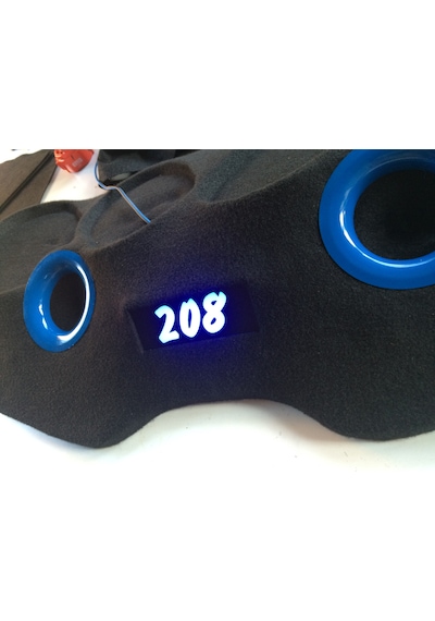 Peugeot 208 306 Pandizot Polyesterli Kabartmalı 2 Port Işıklı