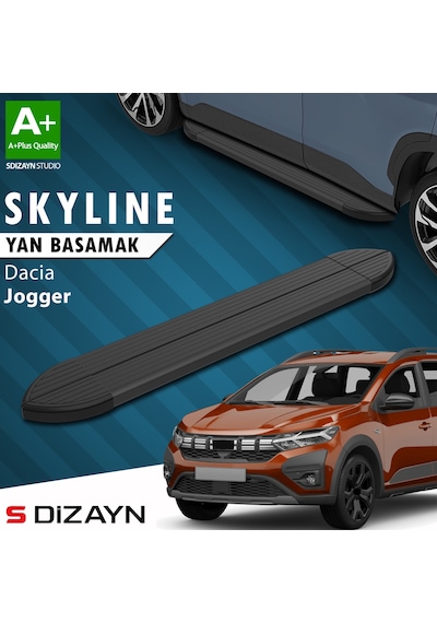 S-dizayn Dacia Jogger Skyline Siyah Yan Basamak 213 Cm 2022 Üzeri A+ Kalite
