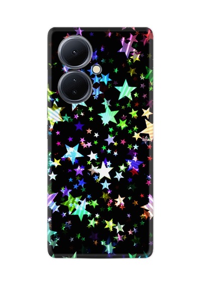 Vivo V29 Lite Kılıf Silikon Desen Özel Seri Yıldızlar 1601