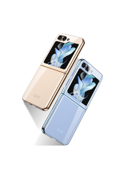 Galaxy Z Flip 5 Kılıf Kıpta Lensli Kılıf