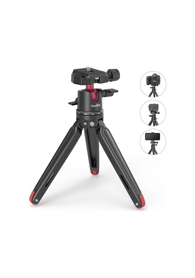 Smallrig Panoramik Top  Kafalı Masa Üstü Mini Tripod But2664