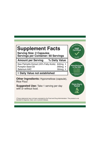 Double Wood Support Men's Health 120 Kapsül