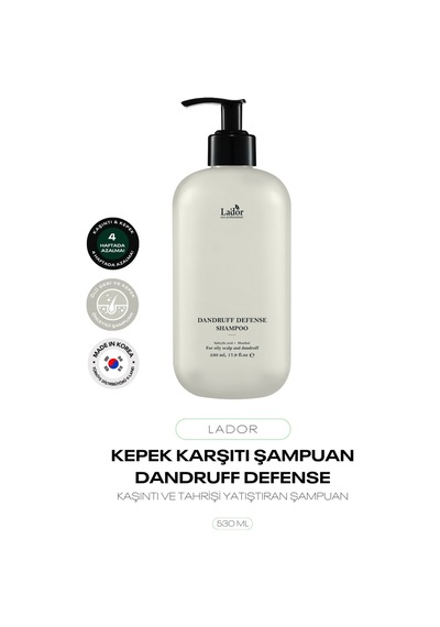 Kepek Ve Dermatit Şampuanı Anti Dandruff Shampoo 530 Ml Kuru