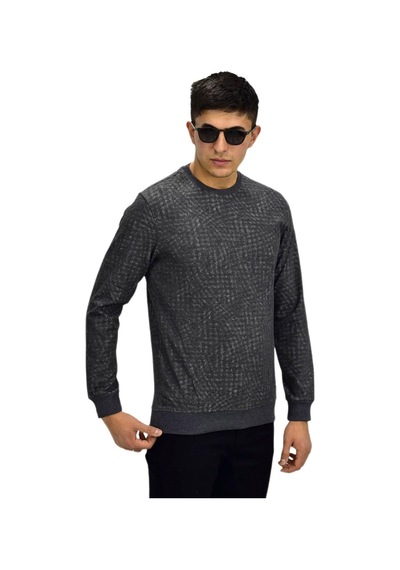 Erkek Spor Sıfır Yaka Sweatshirt R2264 Bgl-st03186 001