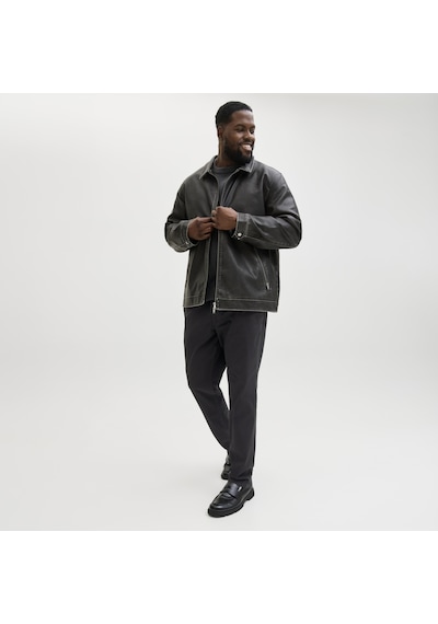 Jack & Jones Büyük Beden Slim Fit Pantalon - Marco - 12243603 Siyah