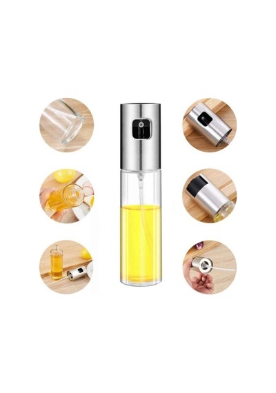 Mutfak Zeytinyağı Sirke Sos Yağdanlık Sprey Başlıklı Şeffaf 100 Ml Çok Amaçlı Spreyli Cam Şişe Diğer