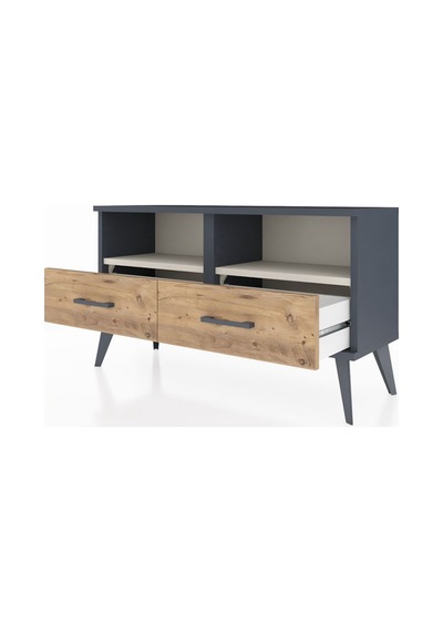 Arges Şifonyer 2 Raflı 2 Çekmeceli 88x30x48 Antrasit-aytaşı/çam Aytaşı/çam Arges Şifonyer 2 Raflı 2 Çekmeceli 88x30x48 Antrasit-aytaşı/çam Aytaşı/çam